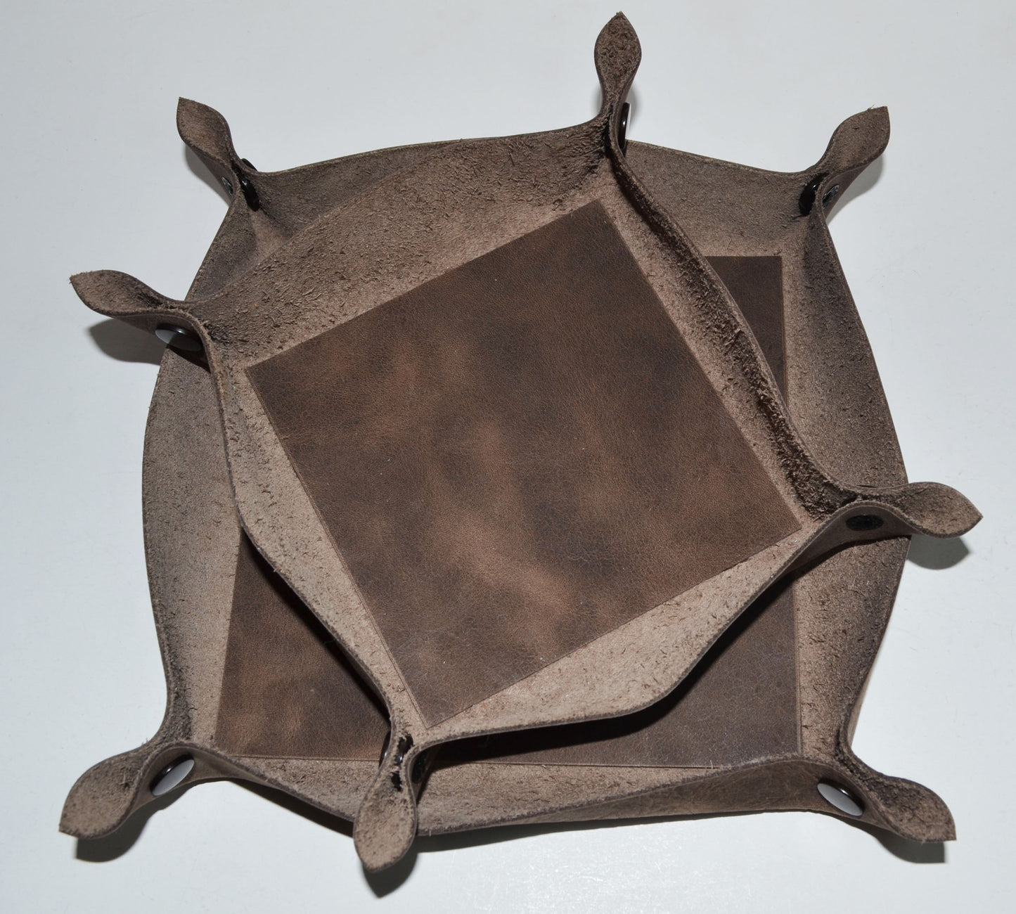 Large Leather Dice Tray