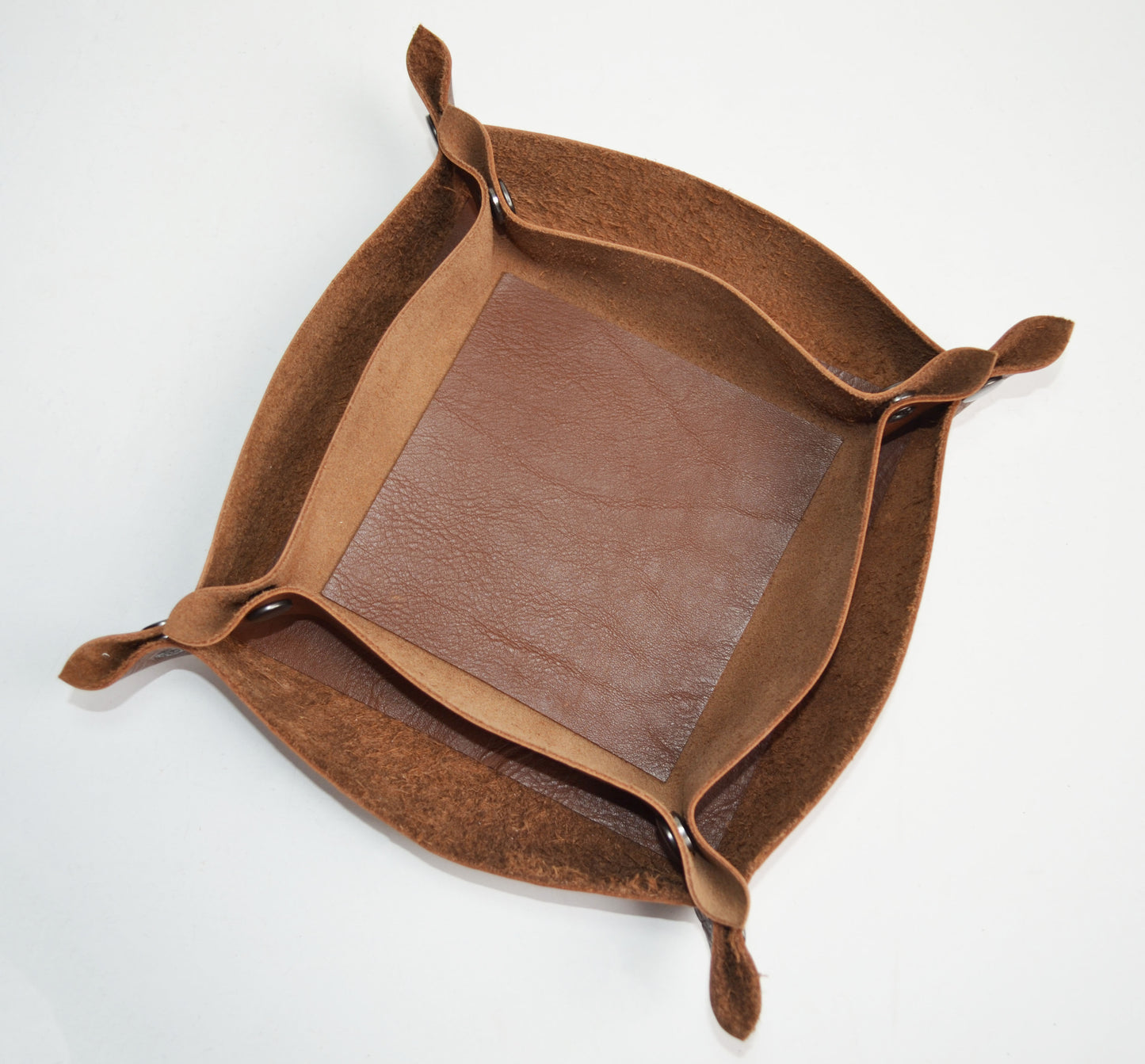 Large Leather Dice Tray