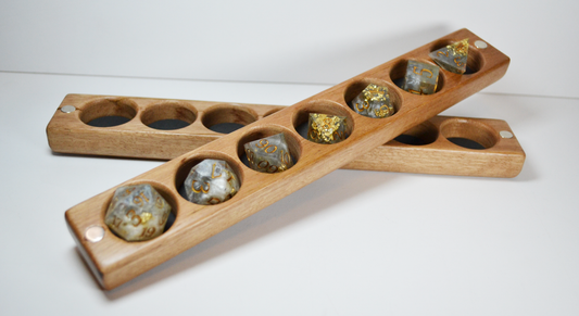 Solid Wood Dice Vault