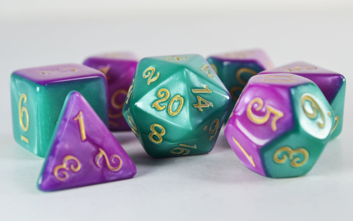 Purple and Green Split