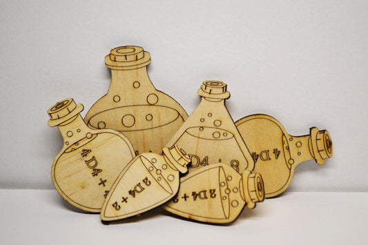 Laser Cut Health Tokens