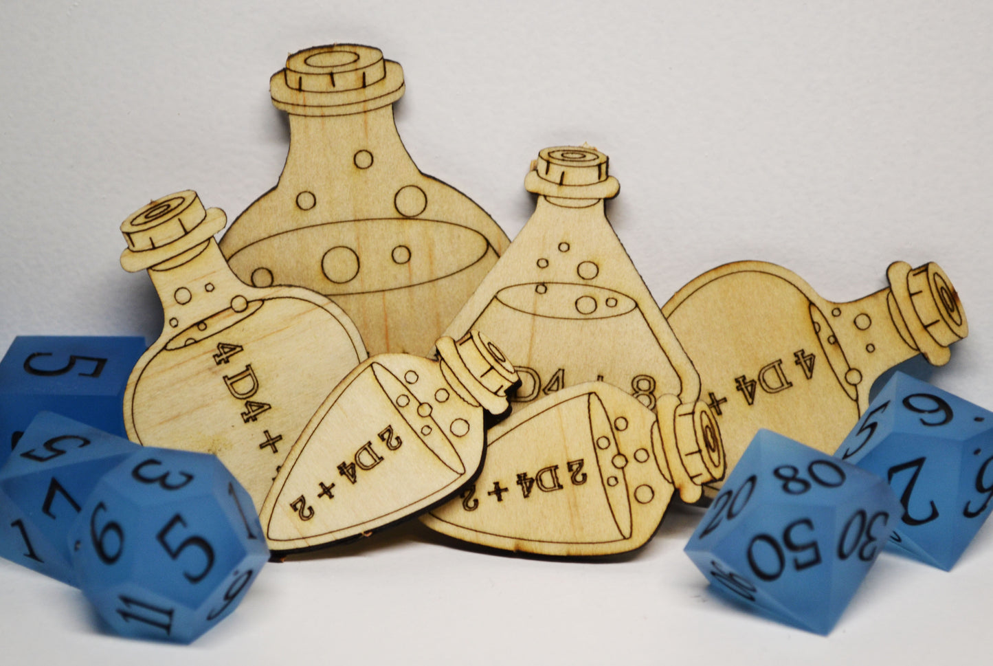 Laser Cut Health Tokens - True Strike Dice