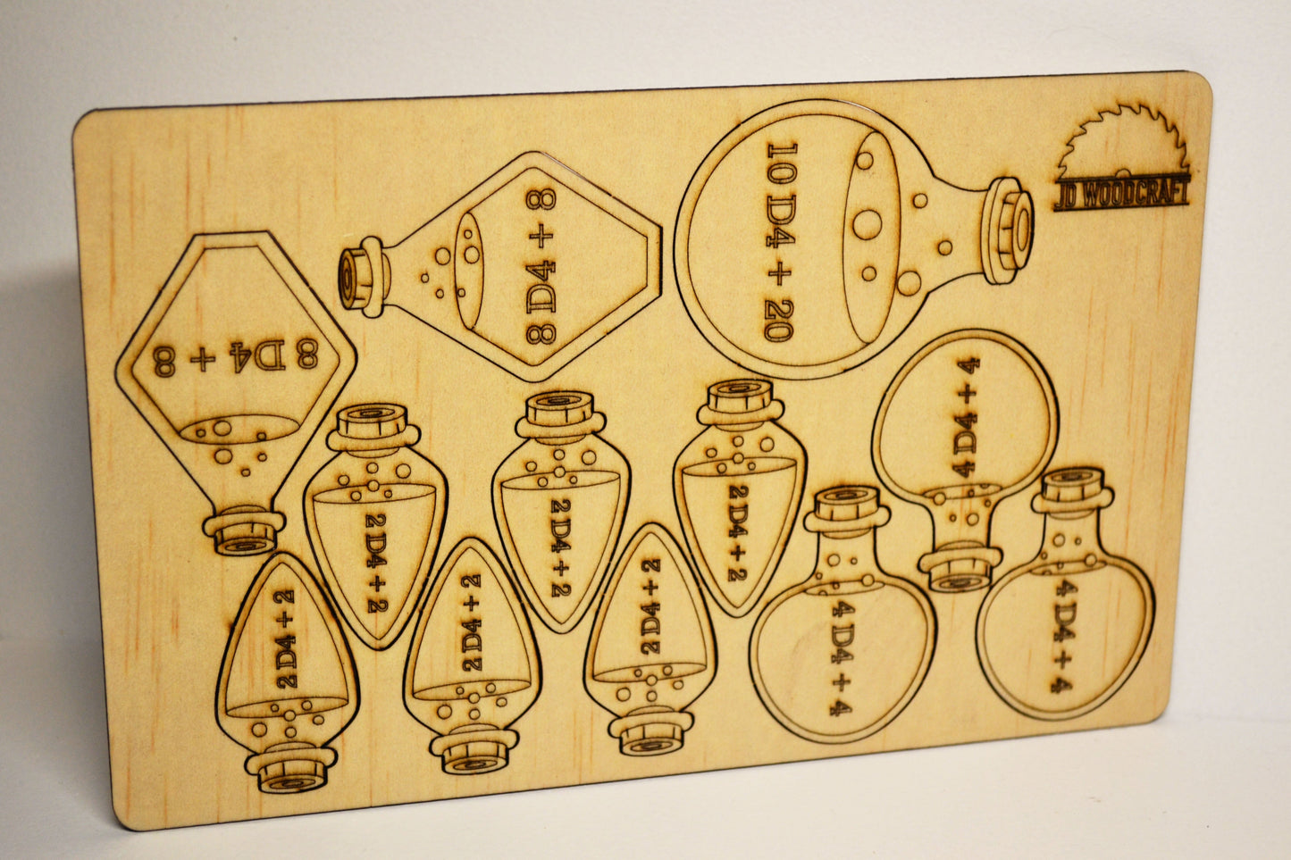 Laser Cut Health Tokens - True Strike Dice