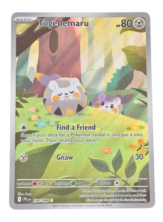 Togedemaru 104/094 English - Illustration Rare