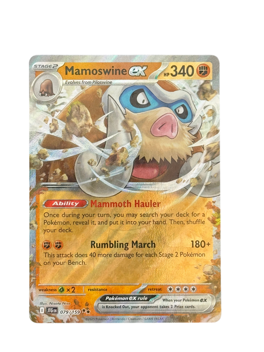 Mamoswine ex 079/159 English - Double Rare