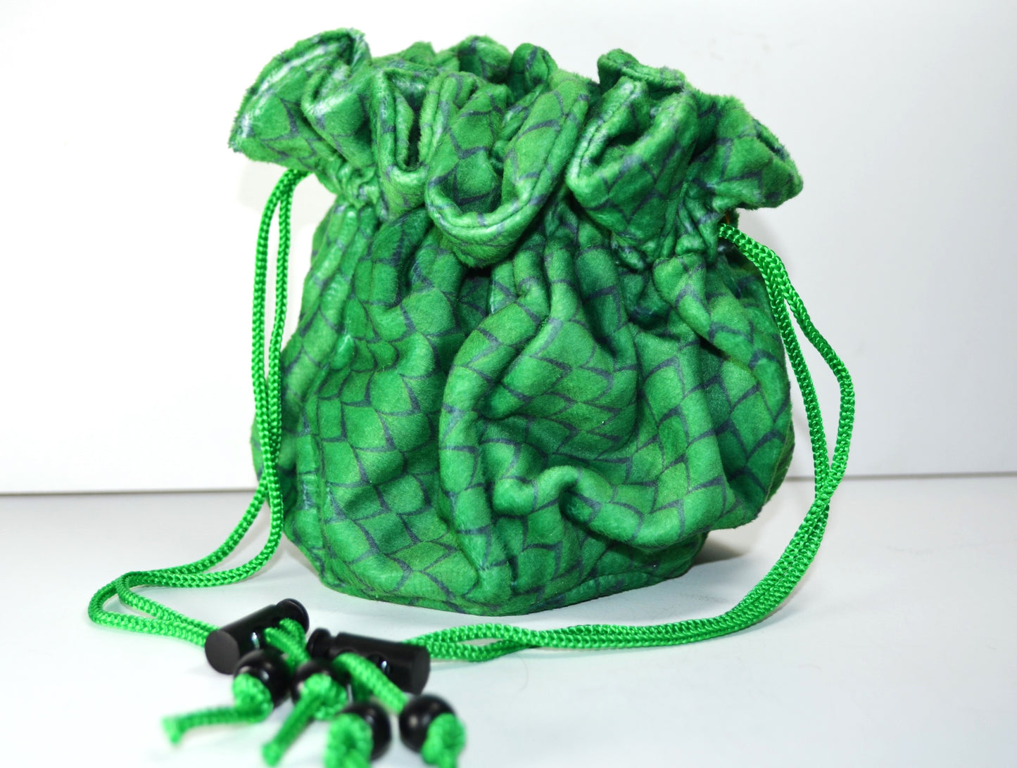 Dragon Storm Velvet Dice Bag