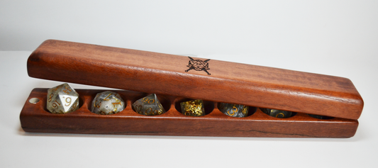 Solid Wood Dice Vault