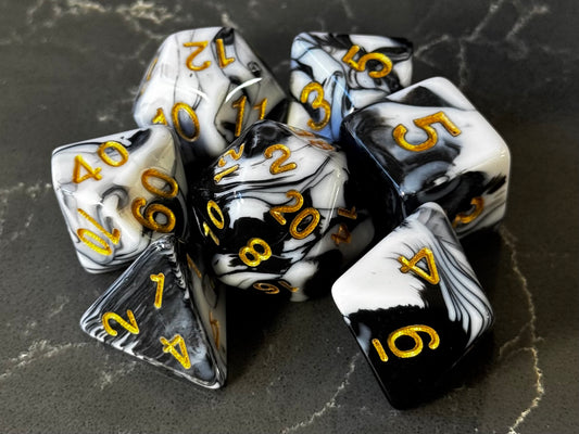 Black and White Marble
