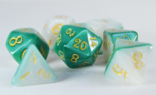 Green and White Split