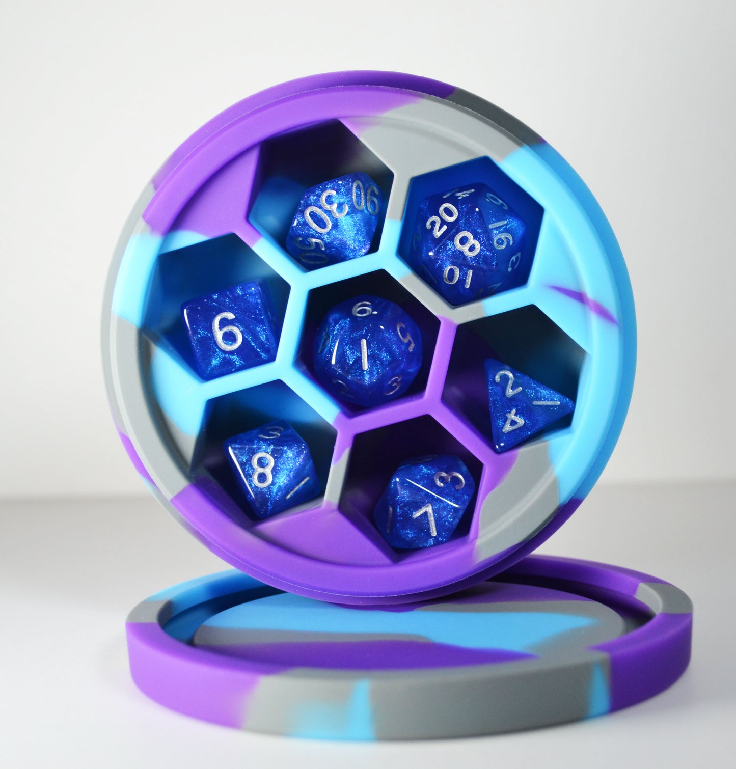 Silicon Round Dice Case