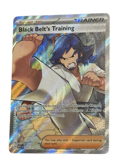 Black Belt's Training 255/217 English - Ultra Rare