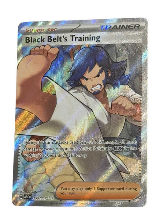 Black Belt's Training 255/217 English - Ultra Rare