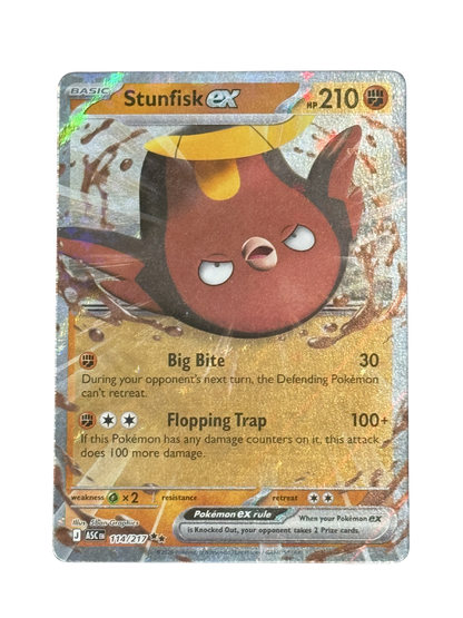 Stunfisk ex 114/217 English - Double Rare