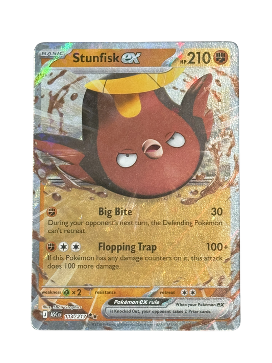 Stunfisk ex 114/217 English - Double Rare